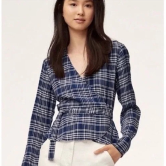 Wilfred Free Shannon Wrap Blouse - Picture 1 of 8